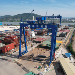 Grúa pórtico de alta resistencia Weihua de 75T, 150T, 200T para construcción naval, montada sobre rieles, con doble carro y doble viga - Product Image 6