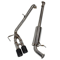 Système d'échappement HKS Performance pour Ford Ranger T9 2022 + pour Cat Back Carbon Dual Tail Tip Muffler Side Exhaust Pipe