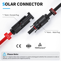 1500V câble solaire connecteur PV 8AWG 10mm2 IP67 connecteur de fil pour système de panneau solaire connecteur de câble PV