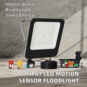 IP67 Buitenradarsensor LED-wandspot Energiebesparende infrarood inductie-schijnwerper Stadion Garage Magazijn Bewegingsdetectie Hoog - Product Image 2