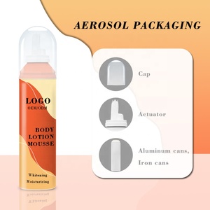 Belleza vegano colágeno cuerpo leche Mousse baño cuerpo hidratante loción corporal Mousse suero Aerosol para el cuidado de la piel seca - Product Image 2