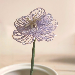 Cadeaux d'anniversaire intemporels pour elle : Fleurs perlées artisanales dans un emballage haut de gamme. - Product Image 3