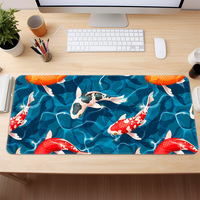 Professionnel XXL grand tapis de souris Sublimation tapis de souris en caoutchouc noir conception personnalisée accessoire de jeu d'ordinateur coloré en Stock