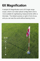 Télémètre laser de golf ODM OEM 600M Mini, mesureur de distance sportif, télémètre laser de golf pour la chasse