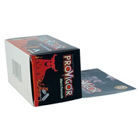 Boîte en carton personnalisée imprimée pour capsules de compléments alimentaires pour hommes, emballage pliable avec bandeau