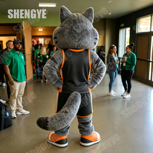 Costume de mascotte <span class=keywords><strong>loup</strong></span>-<span class=keywords><strong>garou</strong></span> sur mesure Shengye pour événements sportifs, idéal pour les matchs de basketball et la publicité - Product Image 3