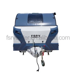 Nouvelles caravanes de voyage de luxe pour aventures en plein air, mini-remorques pour usage familial avec toilettes - Product Image 4
