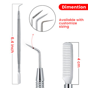 Outil de rehaussement des cils Bahasa, outils d'extension de cils, outil personnalisé en acier inoxydable, point personnalisé pour les sourcils par Bahasa Pro - Product Image 3