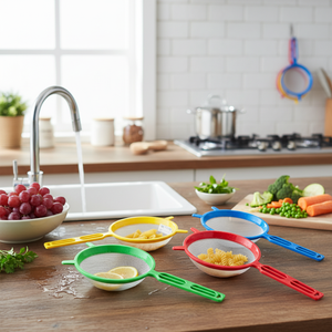 CASAMAX WL AK-5904-3 Plastic <b>Strainer</b> <b>Colander</b> Assorted Color Creative Stylish Durable - Product Image 3