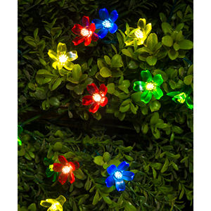 Lampe <span class=keywords><strong>de</strong></span> jardin LED 20L pour fleurs, alimentée par batterie USB, 88 pouces, blanc chaud, plastique, IP44, pour cour, extérieur, décorations <span class=keywords><strong>de</strong></span> Noël - Product Image 2