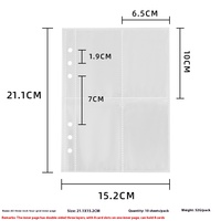 Nouveau cahier en PVC à ondulation d'eau transparente créative bloc-notes à spirale classeurs cahier de reliure à feuilles mobiles A5