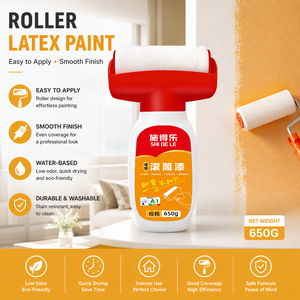 สีซ่อมผนังชนิดลูกกลิ้ง ไซเดล 650 กรัม สีขาว สำหรับขจัดคราบสกปรกและฟื้นฟูผนัง พร้อมลูกกลิ้งในตัว ไม่ต้องใช้เครื่องมือ - Product Image 1