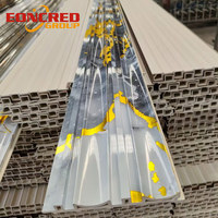 Paneles de Pared Modernos de PVC EONCRED, Ignífugos, Antiestáticos, Resistentes a la Humedad, Impermeables, Insonorizantes, con Patrón Geométrico, para Sala de Estar y Comercios