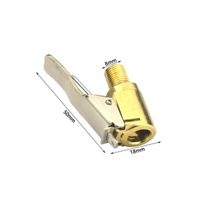 Copper Air <b>Pump</b> <b>Adapter</b> 8mm Threaded Type For Tire Inflation Solid Tire Repair - Product Image 2