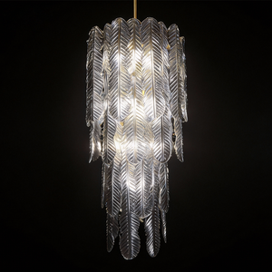 Lampadario a sospensione lungo moderno per <span class=keywords><strong>soggiorno</strong></span> e sala da pranzo, dimensioni personalizzabili, stile vintage francese - Product Image 2