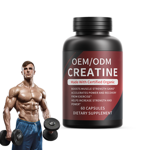 Kapsul Creatine Label Pribadi OEM Pra-Latihan untuk Ukuran dan Kekuatan Otot, Suplemen Creatine Monohydrate dalam Bentuk Kapsul - Product Image 4