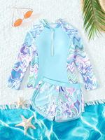 Maillot de bain fille manches longues maillot de bain sport surf Tankini ensemble maillots de bain deux pièces maillot de bain piscine fille maillot de bain