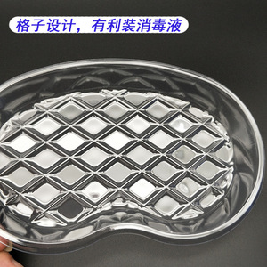 Bandeja dental de plástico curvada desechable, transparente, estéril, con forma de cintura, sin tapa, para almacenamiento médico - Product Image 5