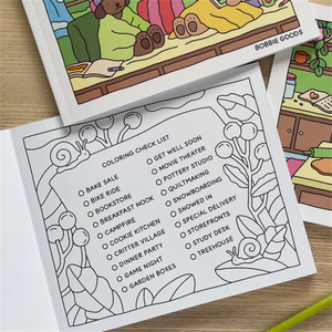 <span class=keywords><strong>Livre</strong></span> de coloriage en papier artistique avec des personnages d'animaux super mignons, des designs simples et faciles pour adultes, adolescents et enfants - Product Image 3