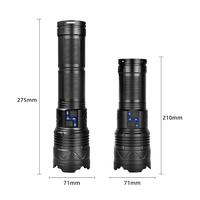 Lampe de poche ultra lumineuse antidéflagrante défensive rechargeable tactique lampe de poche led