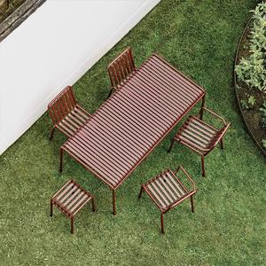 Moderne, eenvoudige, casual bamboe tuinset met tafel en stoelen voor een milk tea shop of café - Product Image 4