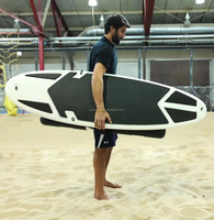 Nouveau surf intérieur ou extérieur avec balles d'équilibre et planche à pagaie gonflable antidérapante pour salle de sport