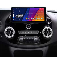 Reproductor de Audio para Auto Android de 12.3 Pulgadas con Carplay, Radio, GPS, Navegación Multimedia para Benz Vito W447, Luz Ambiental Android