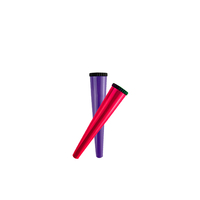 Tubes coniques pré-roulés anti-enfants avec logo personnalisé, tubes coniques de 109 mm, conteneurs pour pré-roulés, tubes à cigares biodégradables en plastique