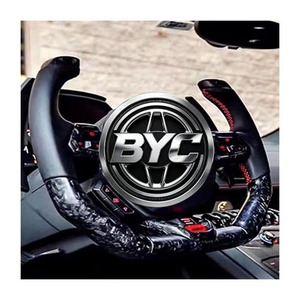 Volant de voiture de course en cuir de fibre de carbone de vente chaude pour <span class=keywords><strong>Lamborghini</strong></span> - Product Image 5