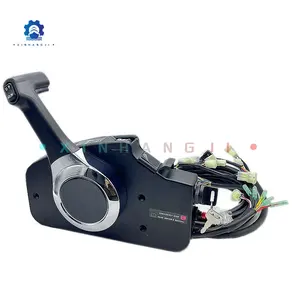 Kotak Remote kontrol mesin perahu, pengendali jarak jauh dengan pengaman kawat untuk Motor luar Honda