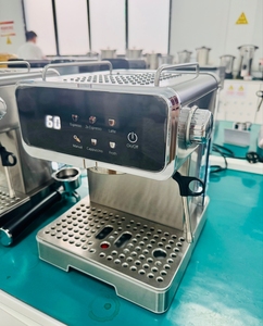 Chất lượng cao chuyên nghiệp thép không gỉ quá áp Máy pha cà phê bán tự động màn hình cảm ứng Chức năng Máy pha cà phê - Product Image 5