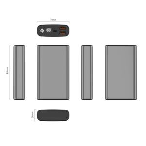 Batterie externe portable 15000 mAh avec affichage LED, grande capacité, banque de charge portable 15000 mAh - Product Image 6