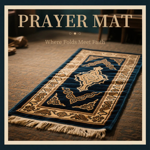 พรมปูพื้นสำหรับห้องนั่งเล่นแบบหรูหรา3D ทันสมัยเสื่อสวดมนต์มุสลิมขนาดใหญ่ทำด้วยมือ - Product Image 5