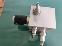 Bloque de Válvulas Hidráulicas, Colector Hidráulico, Válvula Solenoide, Estructura de Purga, Doble Bloque, Piezas de Lubricación