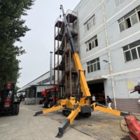 Mini-grue araignée chenillée à essence de 5 tonnes, grue araignée à flèche articulée électrique de 1 tonne avec nacelle de travail, fabrication chinoise