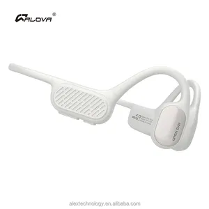 Alova fones de ouvido sem fio Bluetooth para natação, novo produto IP68, fone de ouvido com condução óssea para o esporte