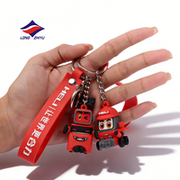 Longzhiyu, usine avec 20 ans d'expérience, porte-clés personnalisés, porte-clés en PVC souple 3D personnalisés, porte-clés en caoutchouc, porte-clés en silicone pour voiture