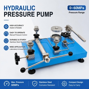 Calibrador Hidráulico Portátil de 60Mpa para Aceite y Agua, Bomba Hidráulica de Escritorio - Product Image 3