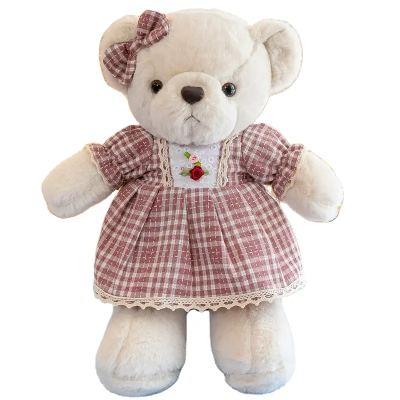 2023 Valentine's Day hot selling teddy bear doll plush toy couple hug bear pillow hugger doll teddy bear plush toy