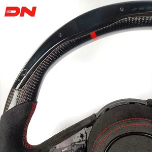 <span class=keywords><strong>Volante</strong></span> <span class=keywords><strong>Deportivo</strong></span> de Cuero con Forma de D de Fibra de Carbono LED Compatible con <span class=keywords><strong>Audi</strong></span> RS3 RS4 RS5 S3 S4 S5 8Y B9 A3 A4 A5 - Product Image 4