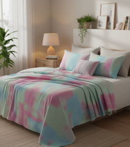Copriletto stampato Dolado 1,9m x 2,1m in poliestere, decorazione moderna per la casa, lavabile, MT32 - Product Image 2