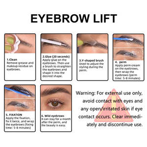 Kit de rehaussement des sourcils, ensemble de laminage des sourcils, emballage personnalisé - Product Image 3