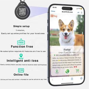 Placa de Identificación Inteligente para Mascotas Más Vendida con Código QR para Perros y Gatos, Etiqueta Anti-Pérdida con Rastreo de Ubicación para Perros y Gatos - Product Image 5