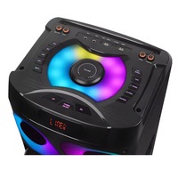 Enceinte DJ de fête en bois 2x12 pouces, modèle exclusif, système de sonorisation basse 1000W, enceinte rechargeable 200W avec TWS