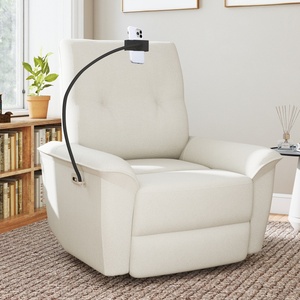 <span class=keywords><strong>Fauteuil</strong></span> inclinable pivotant robuste et rembourré avec port USB-C, <span class=keywords><strong>fauteuil</strong></span> à bascule facile à <span class=keywords><strong>nettoyer</strong></span> <span class=keywords><strong>pour</strong></span> chambre à coucher - Product Image 1