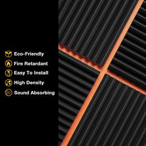 Hot Style Studio Wedge Panneaux Mur Chambre KTV Cinéma <span class=keywords><strong>Triangle</strong></span> Caisse Absorption Sonore Acoustique Mousse Tuiles - Product Image 3