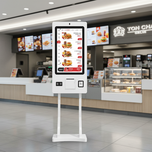 Kiosque de commande et de paiement en libre-service MJK 21,5 pouces avec système Android, écran tactile capacitif 10 points, SDK pour McDonald's/KFC/Restaurant - Product Image 1