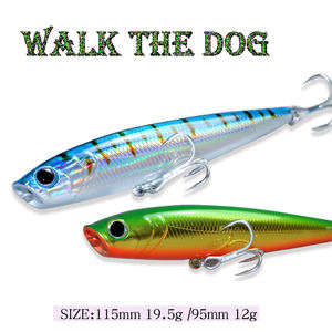 إغراء بوبر قلم رصاص بمياه مالحة ومخزون 95 جرام لكل + + + + + إغراء سطح فارغ طعوم صيد بوبر لبايك باس - Product Image 2