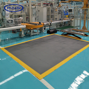 Carreaux de sol en vinyle PVC imbriqués ESD 6.5MM robustes Design moderne Utilisation d'entrepôt de garage d'atelier modulaire antidérapant - Product Image 6