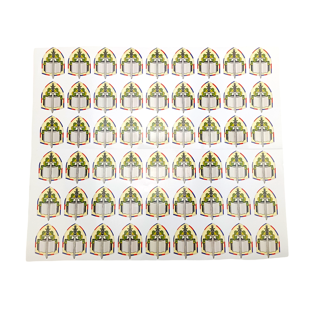 Custom Oem/Odm LOGO Label Glossy Insignia Stickers PVC Vinyl Fancy Sticker Labels Self Adhesive Custom Badge Sticker
